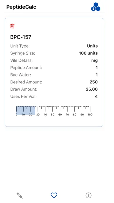 Screenshot di Peptide Calculator