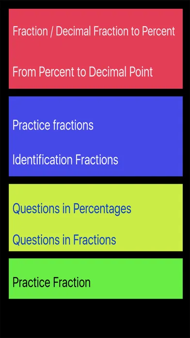 Ảnh chụp màn hình của 6th Grade Practice Percent,Fractions and Decimals