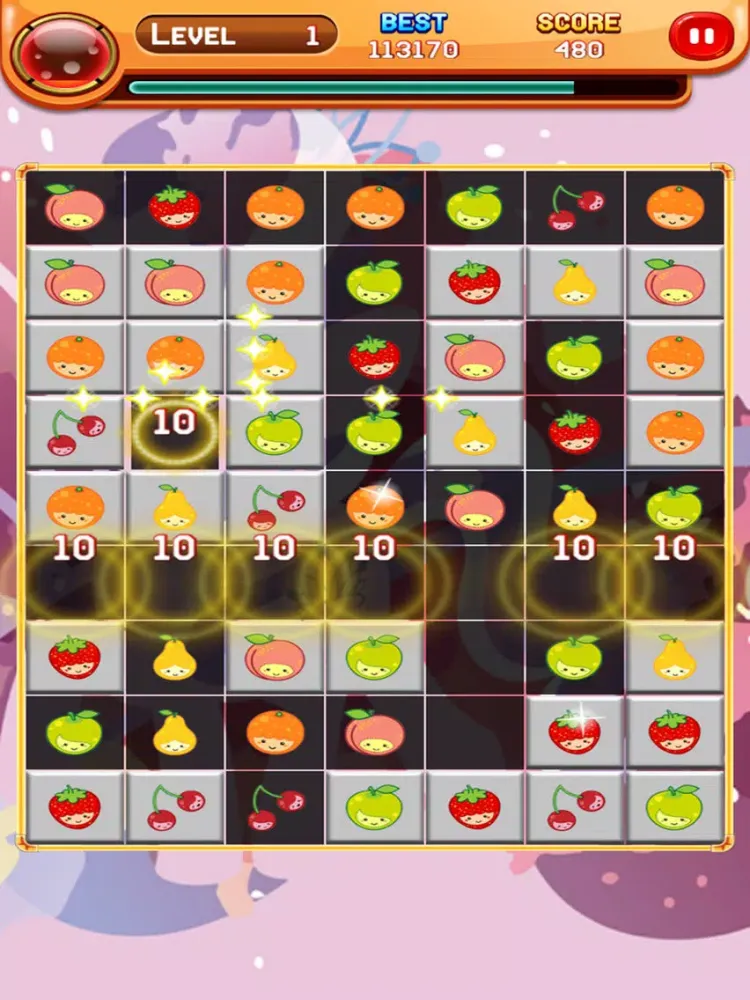 تصاویر Fruits Puzzle Bomb iPad 