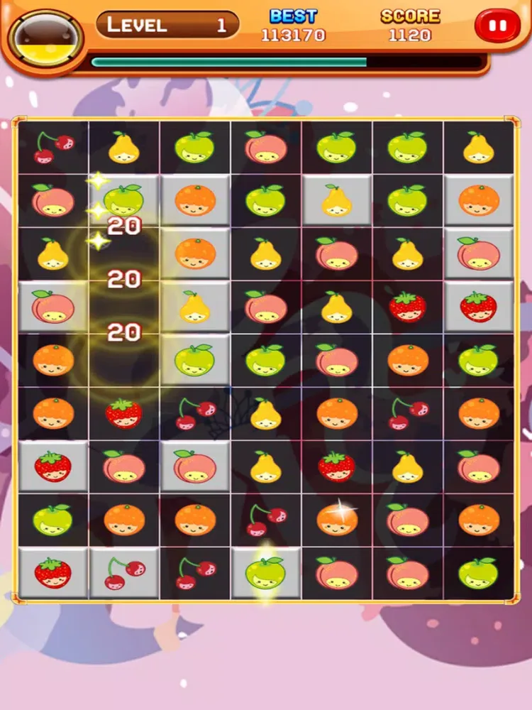 تصاویر Fruits Puzzle Bomb iPad 