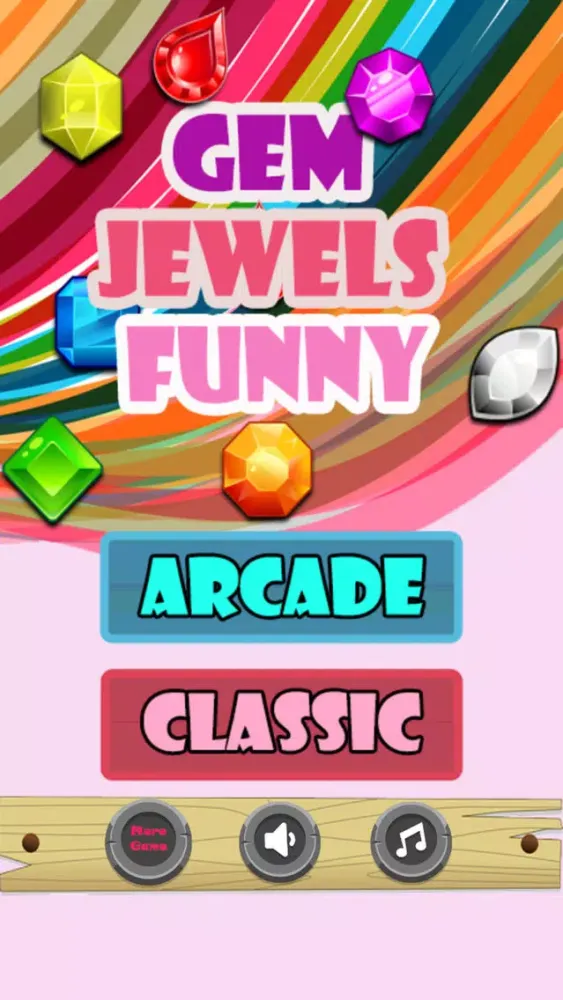 Capturas de tela do Gem Jewels Funny