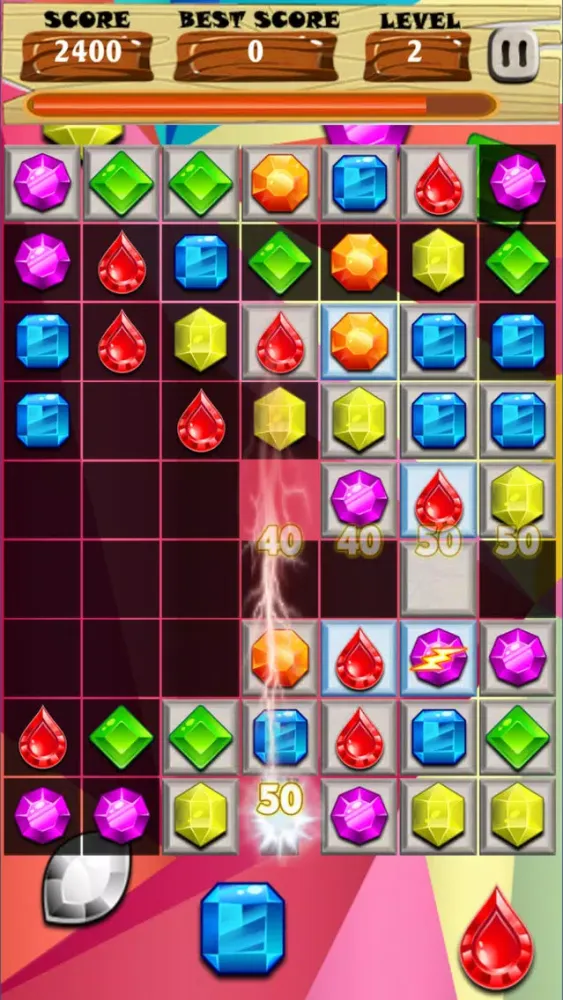 Capturas de tela do Gem Jewels Funny