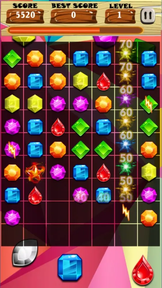 Capturas de tela do Gem Jewels Funny