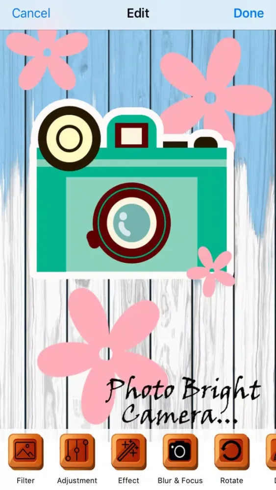 ภาพหน้าจอของ Photo Bright Camera