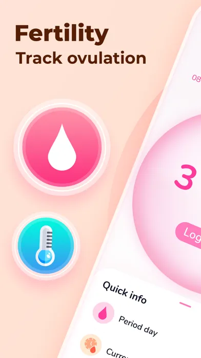 Tangkapan skrin Period Tracker & Ovulation App