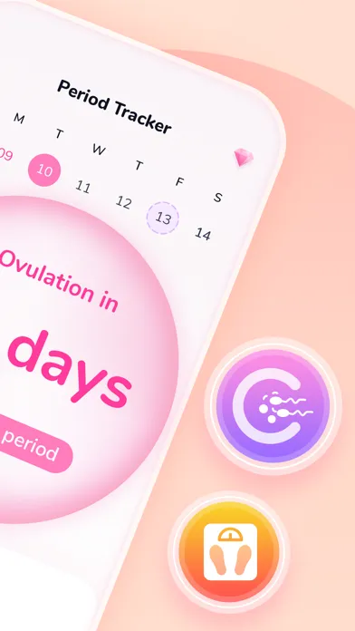 Tangkapan skrin Period Tracker & Ovulation App