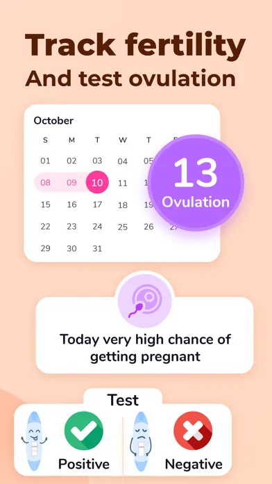 Tangkapan skrin Period Tracker & Ovulation App