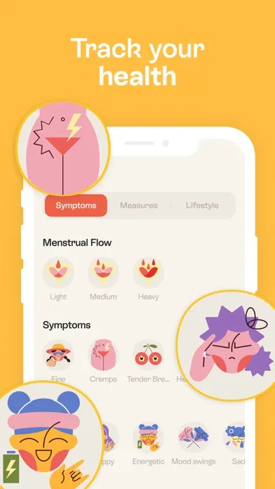 Period Tracker · Screenshots