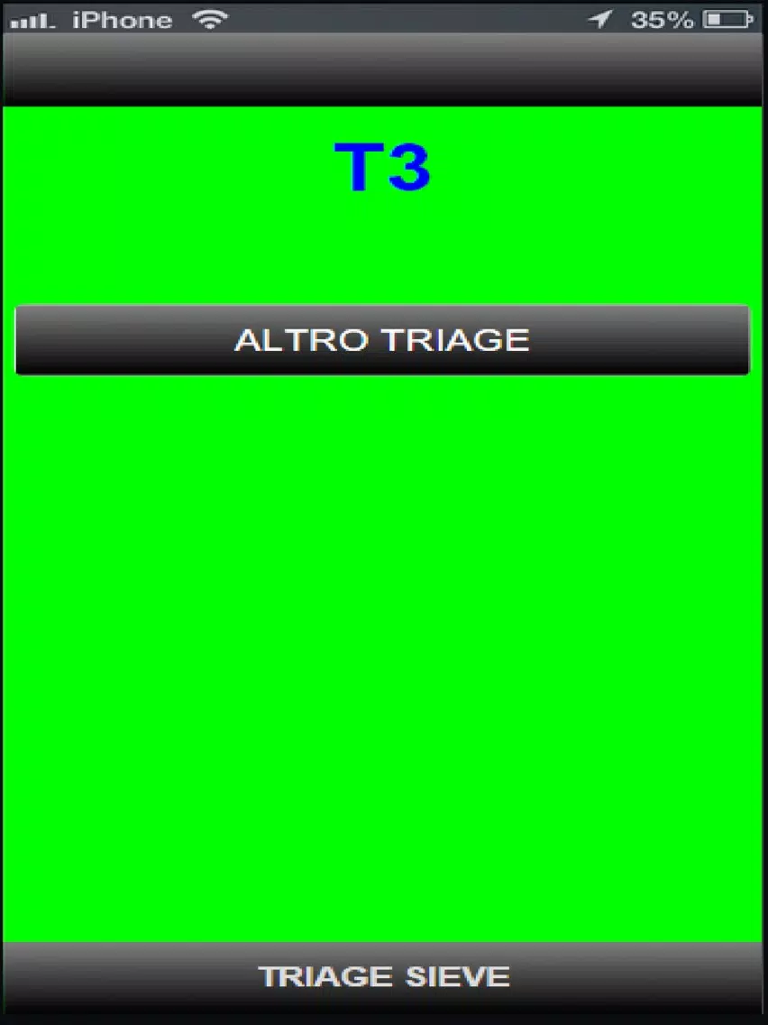 Zrzuty ekranu Sieve Triage iPad 