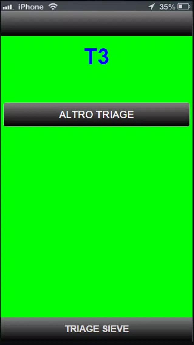 Zrzuty ekranu Sieve Triage