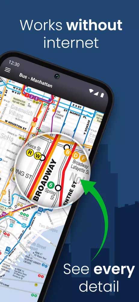 NYC Subway Map & MTA Bus Maps應用截圖