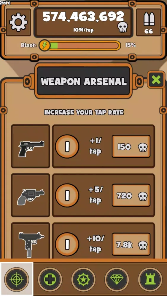 Capturas de pantalla de Gun Crafter - Gun Simulator Idle Games, Clicker Games