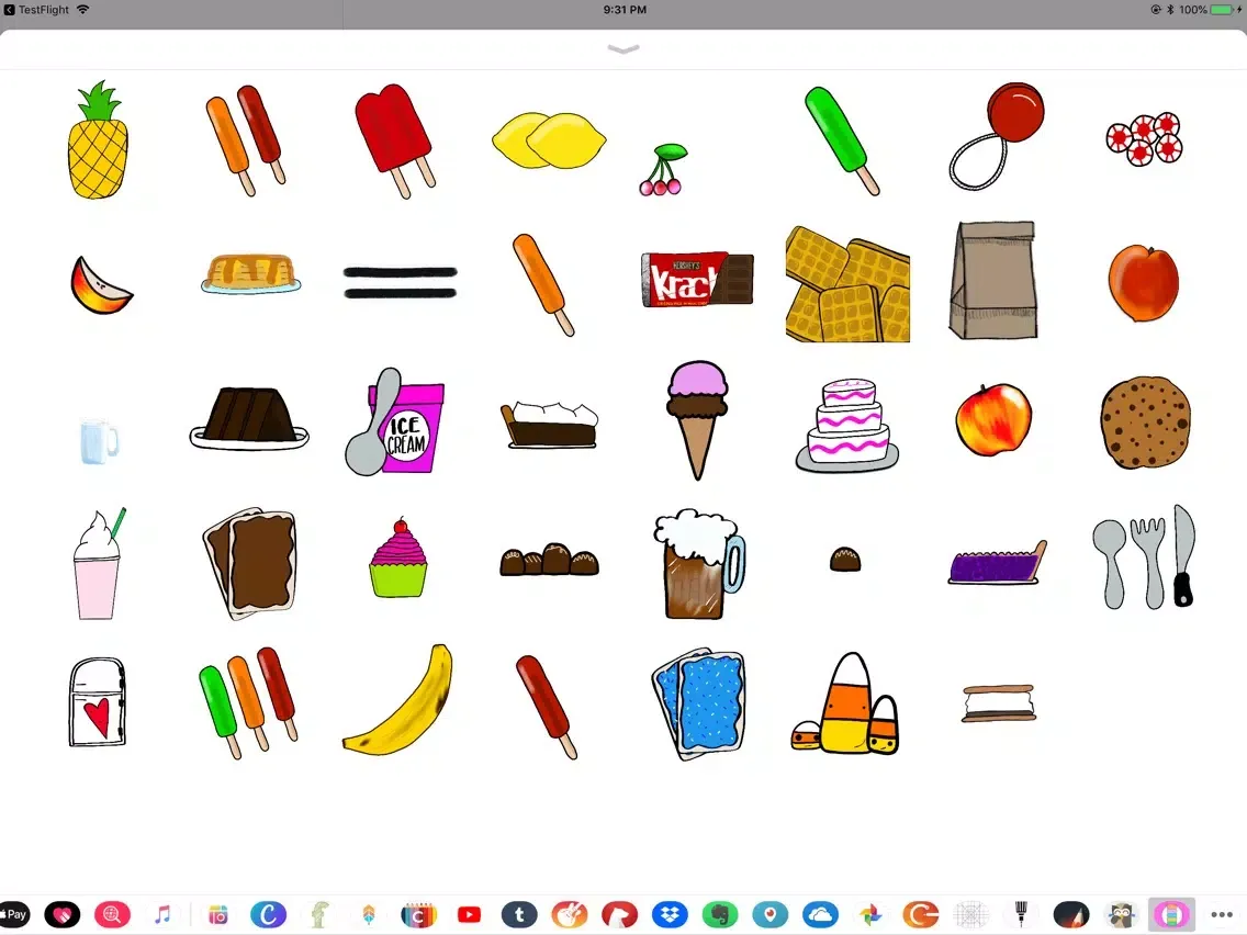 Capturas de pantalla de Sweet Foodies iPad 