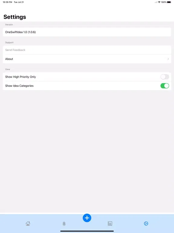 OneSwiftIdea iPad  स्क्रीनशॉट