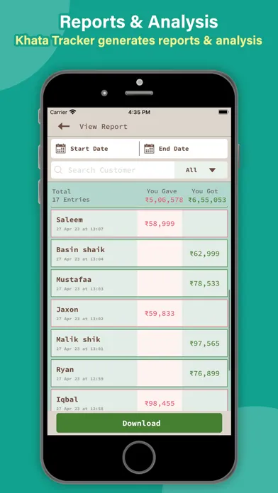 Khata Tracker Business Ledger应用截图