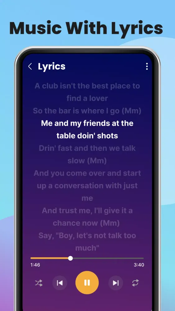 Captures d'écran de Music Player