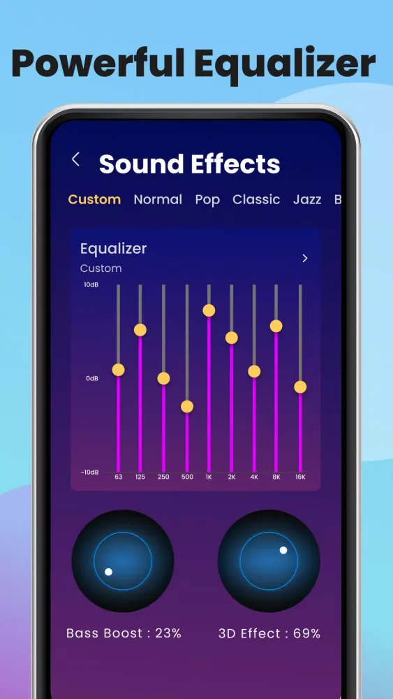 Captures d'écran de Music Player