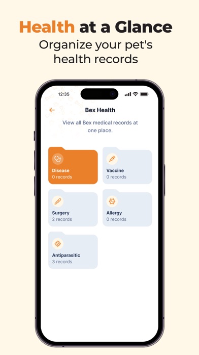 ภาพหน้าจอของ Peazy - Simplify Pet Care