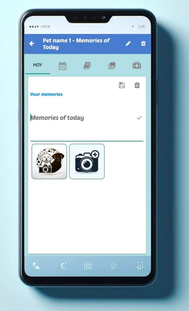 Pet care diary log - Pet Story Screenshots