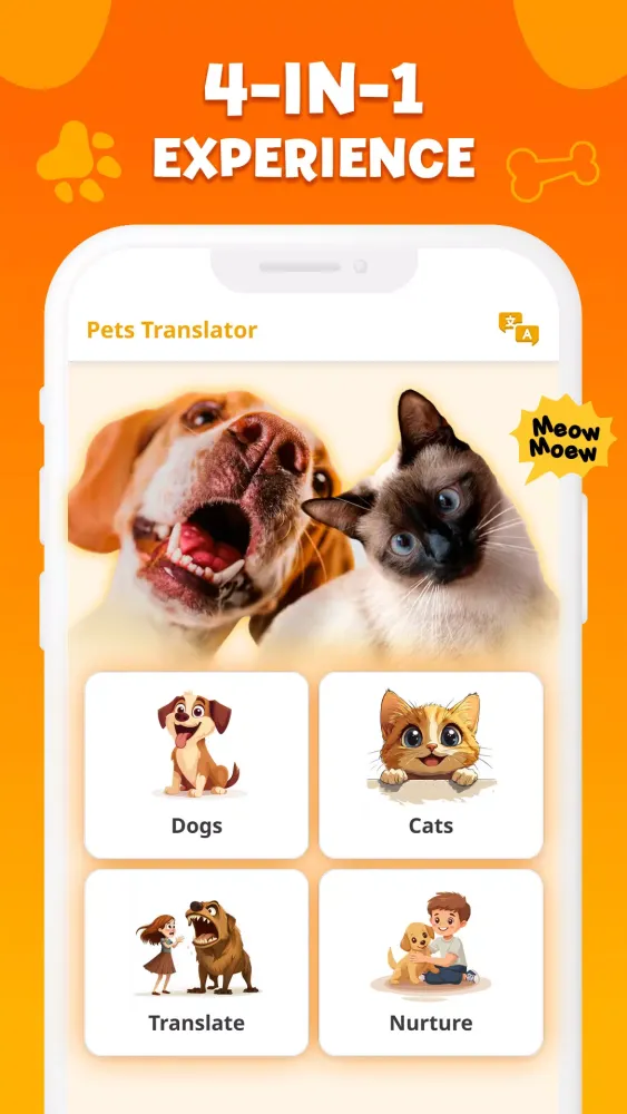Dog & Cat Translator Prank App Screenshots