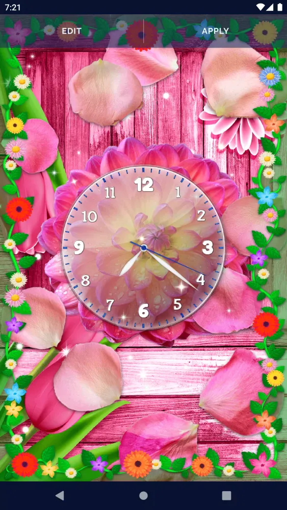 Tangkapan layar Flower Petals Live Wallpaper