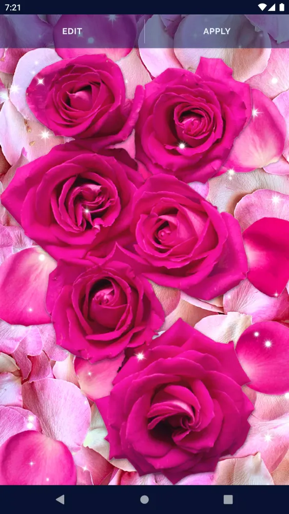 Tangkapan layar Flower Petals Live Wallpaper