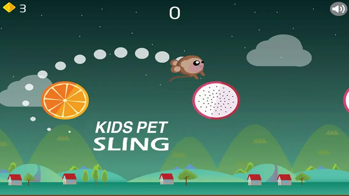Pet Fruit Sling Shooting Ekran Görüntüleri