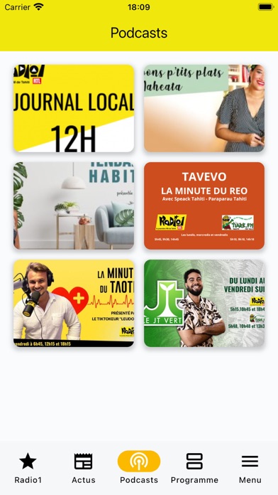 Capturas de pantalla de Radio 1 Tahiti