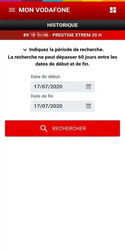 Zrzuty ekranu Mon Vodafone