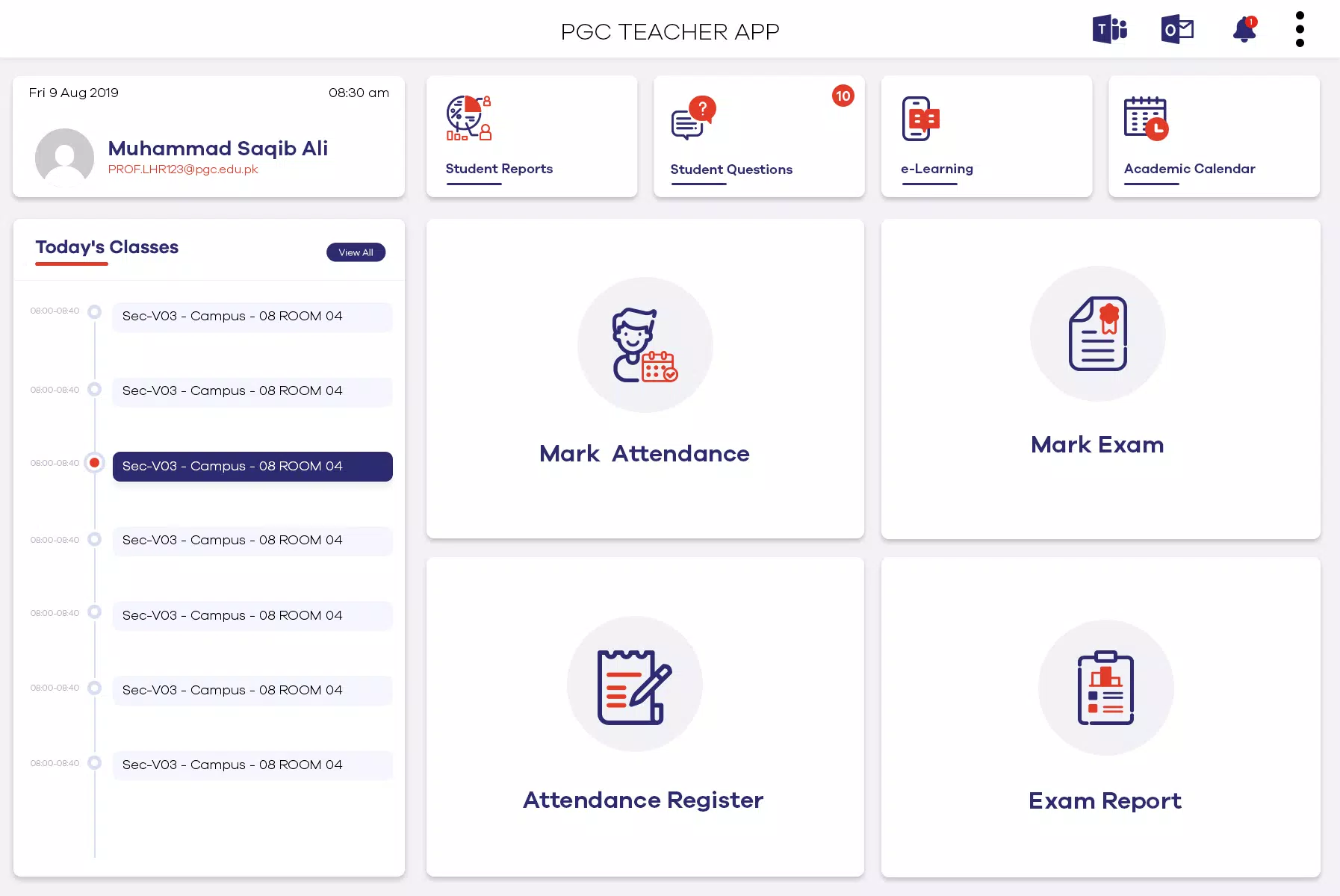 PGC Teacher App Screenshots3