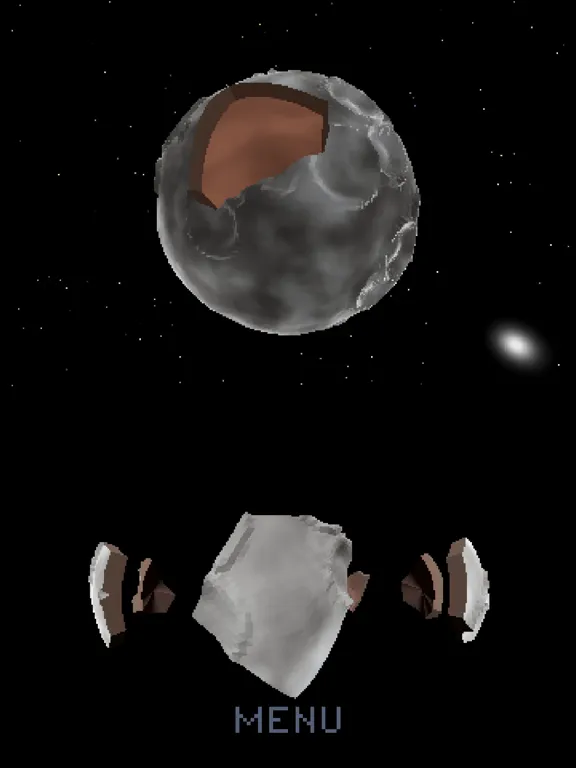 Tangkapan layar Puzzle Planetarium iPad 