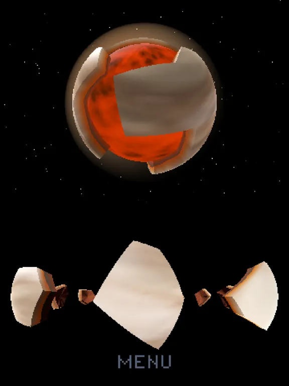 Tangkapan layar Puzzle Planetarium iPad 
