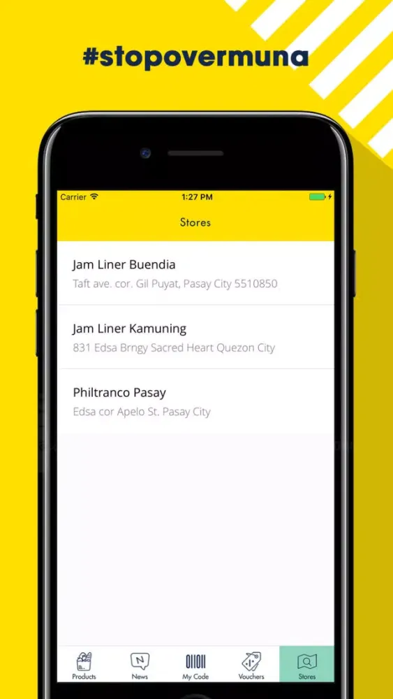 Capturas de pantalla de STOPOVER APP