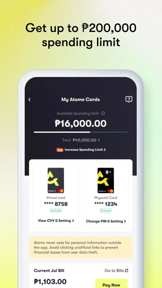 Atome PH - Buy Now Pay Later Screenshots