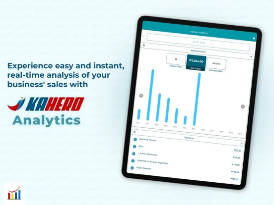 Kahero Analytics iPad  سکرین شاٹس