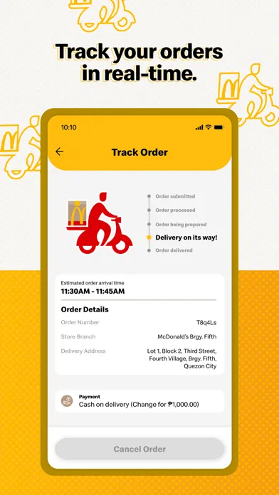 Screenshot di McDelivery PH