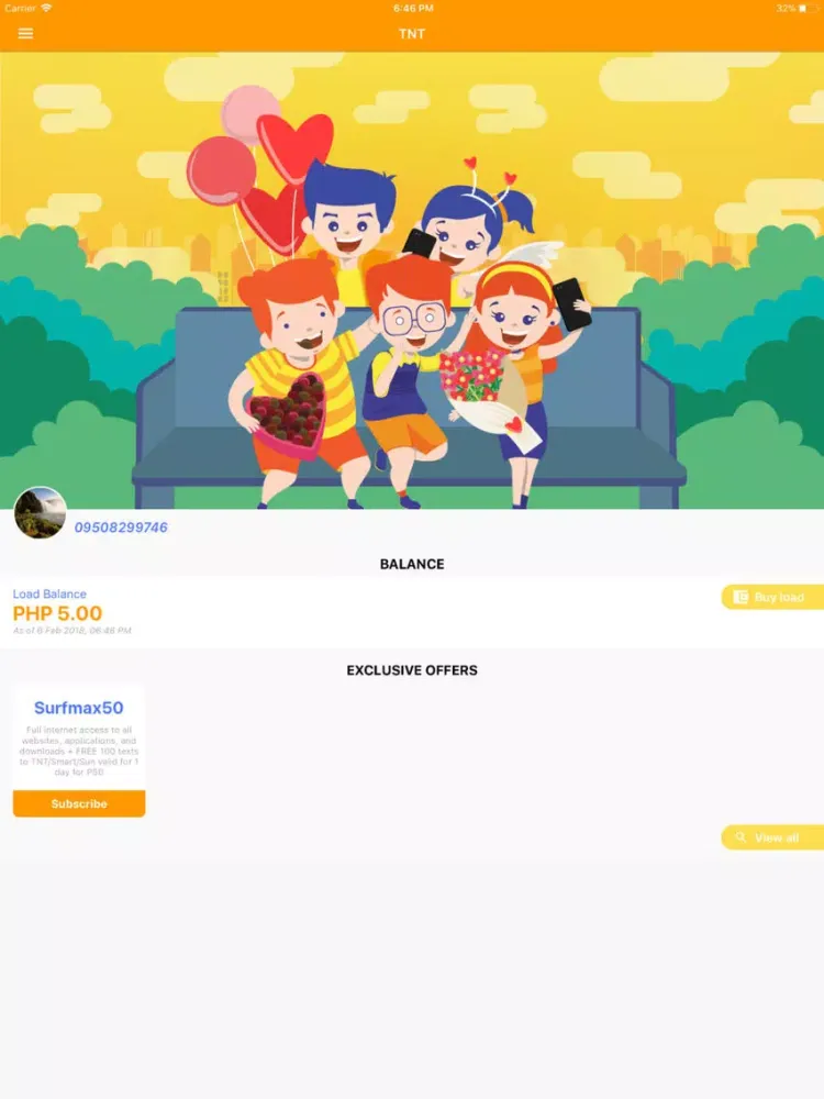TNT Account iPad  স্ক্রিনশট