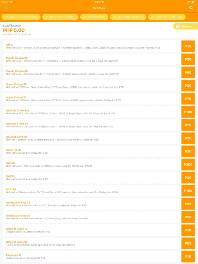 TNT Account iPad  স্ক্রিনশট