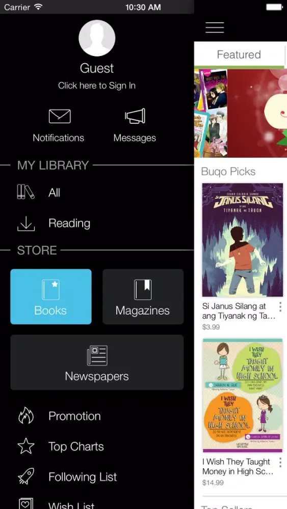 Tangkapan skrin buqo - Pinoy Digital Bookstore