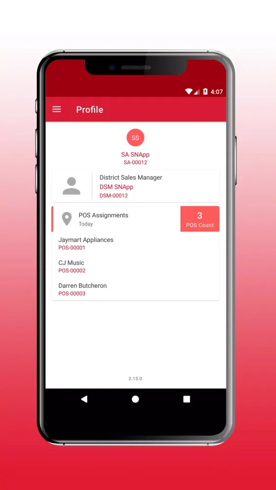 SNApp - Sales Network App Screenshots