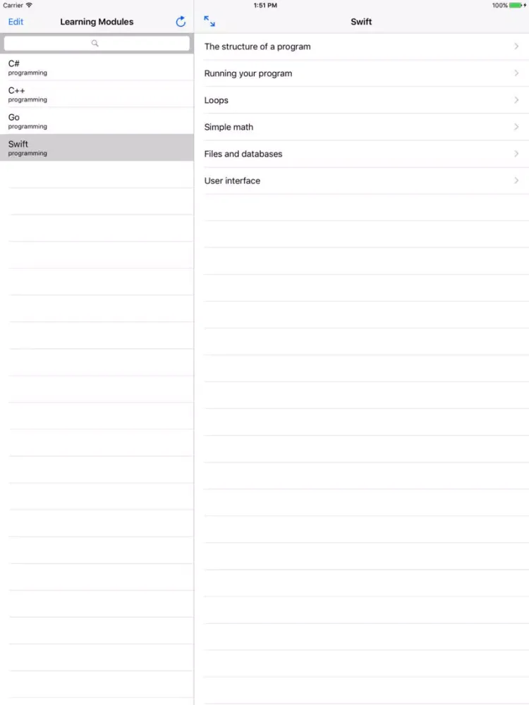 تصاویر LearnIt ~ Free Courses iPad 