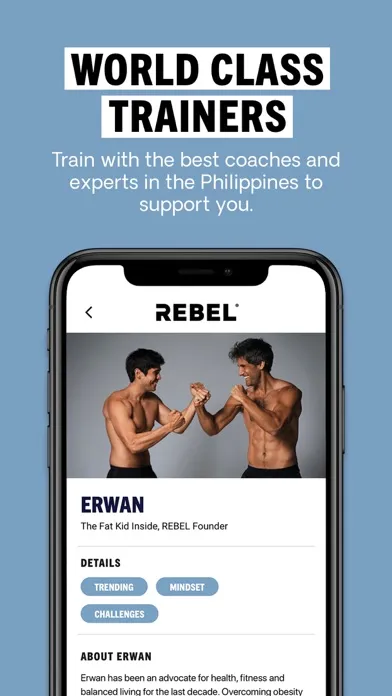 REBEL: fitness, food, wellness سکرین شاٹس