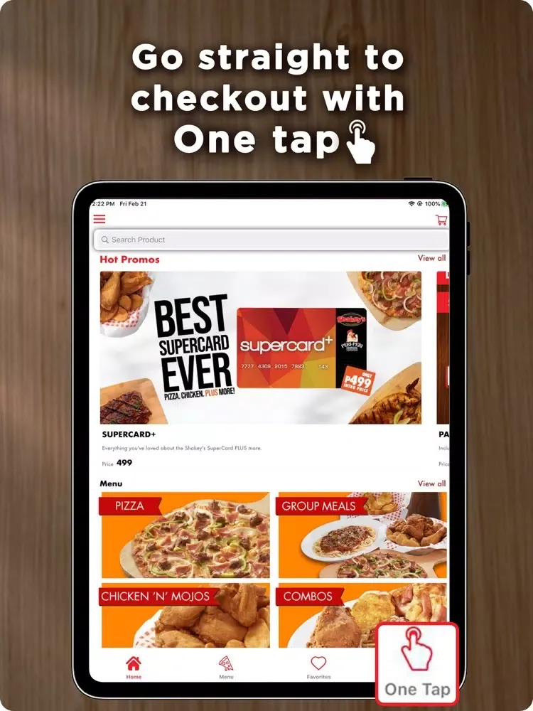 Shakey’s SuperApp iPad  स्क्रीनशॉट