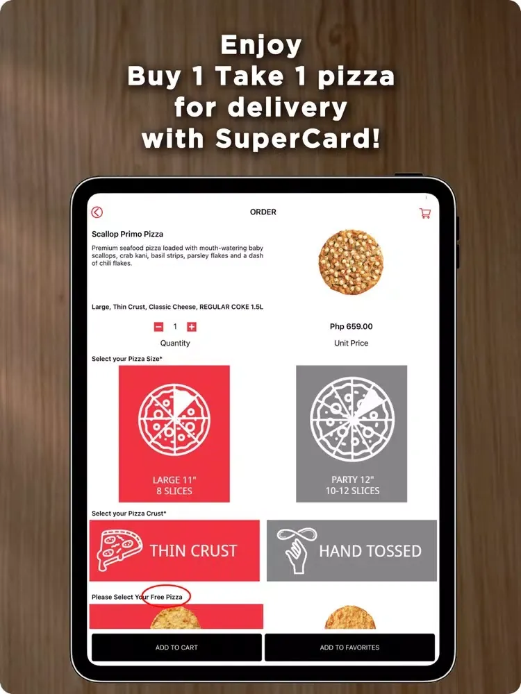 Shakey’s SuperApp iPad  स्क्रीनशॉट