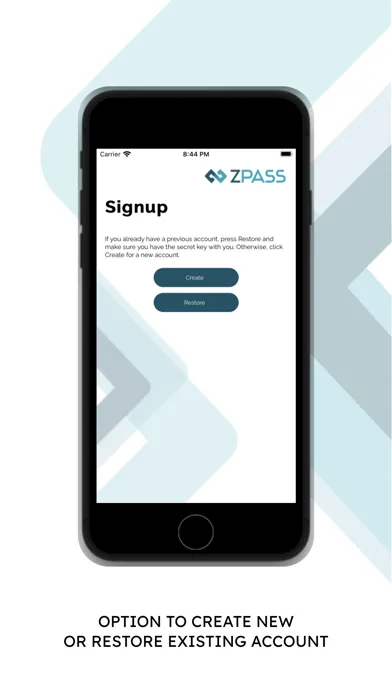Ảnh chụp màn hình của ZKTeco zPass