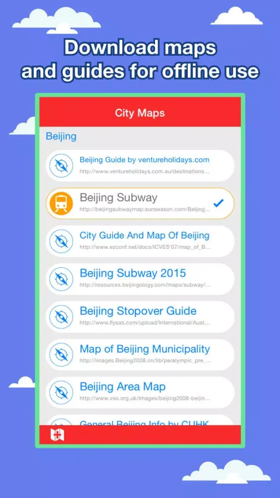 Capturas de tela do Beijing City Maps - Discover BJS with MTR & Guides