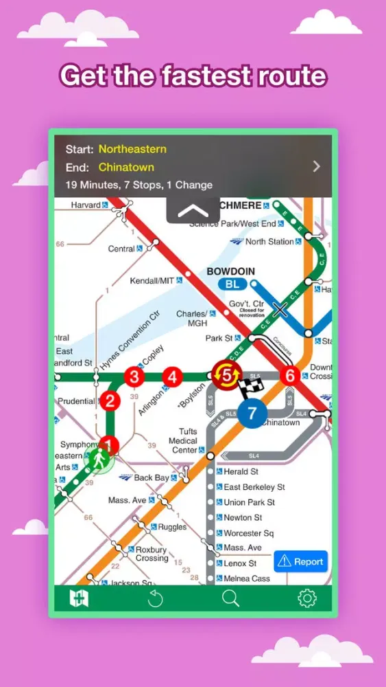 Boston City Maps - Discover BOS with Metro & Bus应用截图
