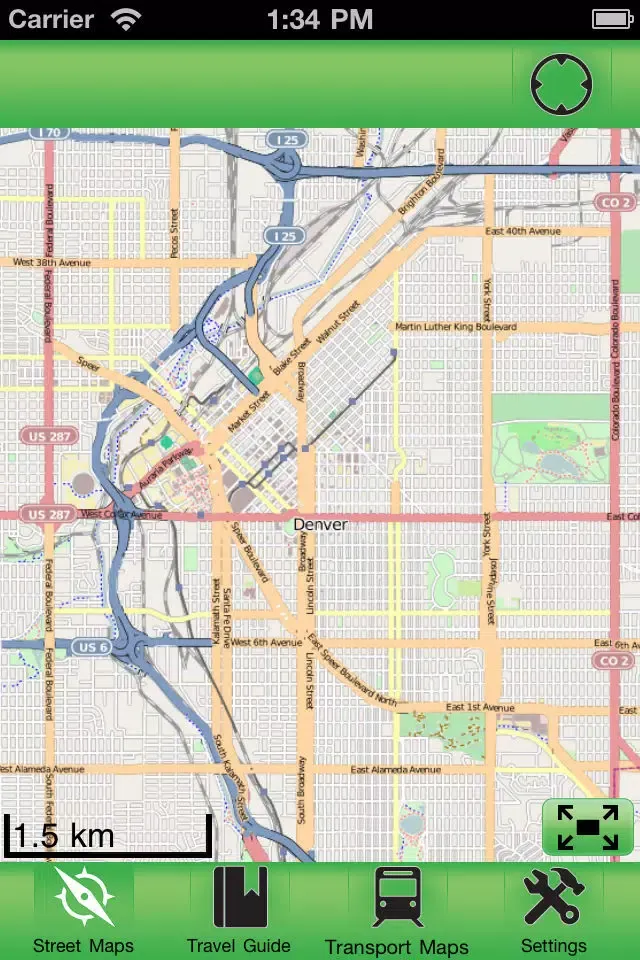 Denver Offline Street Map স্ক্রিনশট