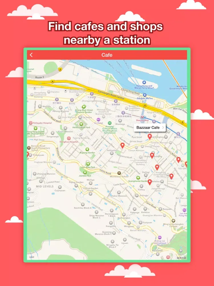 Hong Kong City Maps - Discover HKG with MTR,Guides iPad  Screenshots