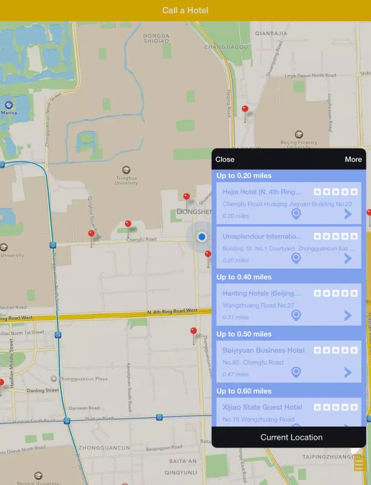 تصاویر Call a Hotel - Instantly find accomodation, anytime, anywhere. iPad 